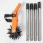 2-in-1 Gartenfräse mit Jätmesser - 5