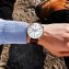 Herrenchronograph mit Lederband - 5