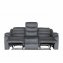 Sofagarnitur mit Relaxfunktion Kirwall Anthrazit - 5