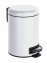 Kosmetik Treteimer Mod. Leman Weiß 3 L, 2er Set, Kosmetikeimer, Mülleimer - 5