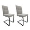 Schwingstuhl Liron Grau 2er-Set - 5