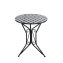Bistro Sitzgruppe Metall schwarz Tisch mit 2 Stühlen Balkon Set mit Motiv Black and White - 5