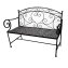Metall Gartenbank mit Mosaik Sitzfläche Vintage Gartenbank 109 cm - 5