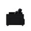 Sofa mit Schlaffunktion Schwarz - 5