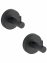 Wandhaken Uno Mod. Bosio Black matt, 2er Set, Edelstahl rostfrei - 5