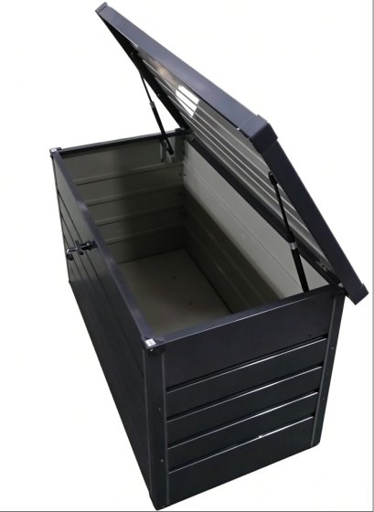 Metall-Aufbewahrungsbox Gartentruhe 600L Stauraum wetterfest 