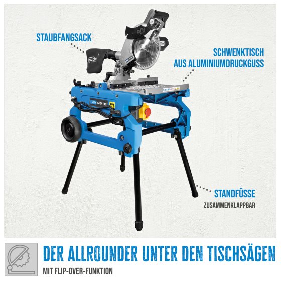 Tisch/Kapp/Gehrungssäge GFO 1401 
