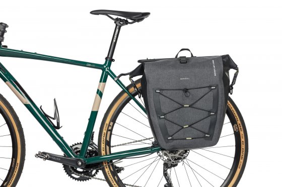 Fahrrad- Einzeltasche Navigator Storm L, grau 