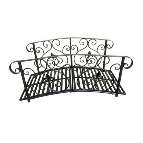 Gartenbrücke Metallbrücke 