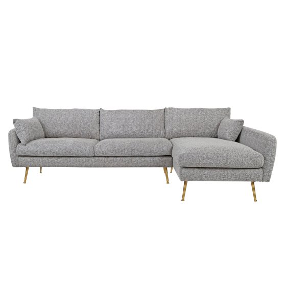 Modernes Ecksofa mit Ottomane rechts Stil und Komfort für Ihr Wohnzimmer 