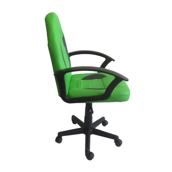 Schreibtischstuhl Junior höhenverstellbar ergonomischer Drehstuhl Grün 