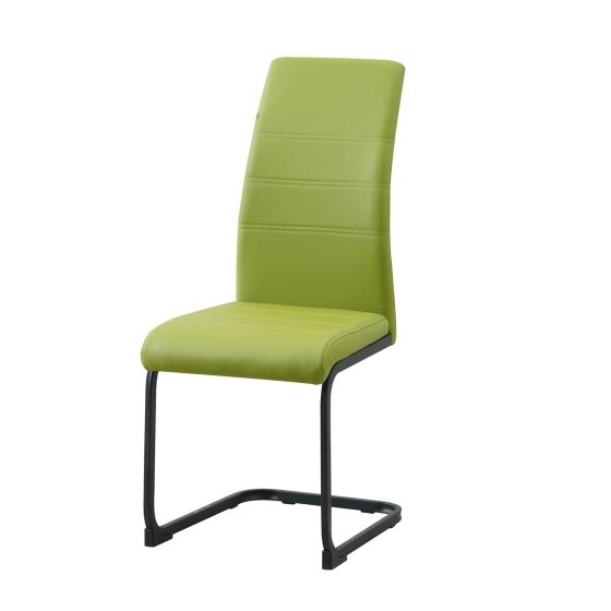 Schwingstuhl 4er Set PU grün SallyP 