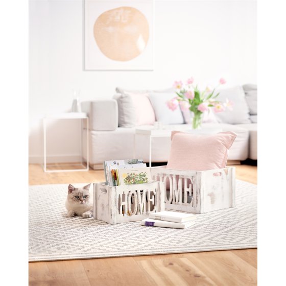 Aufbewahrungsbox Home Schabby Look 