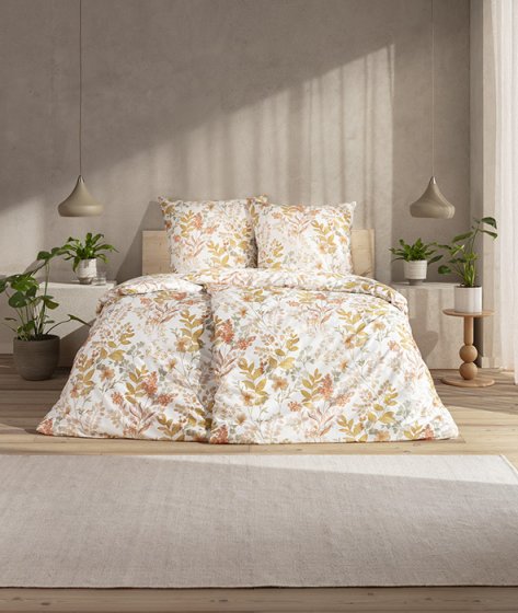 Bettwäsche Mako-Satin Bio Flor ESTELLA 