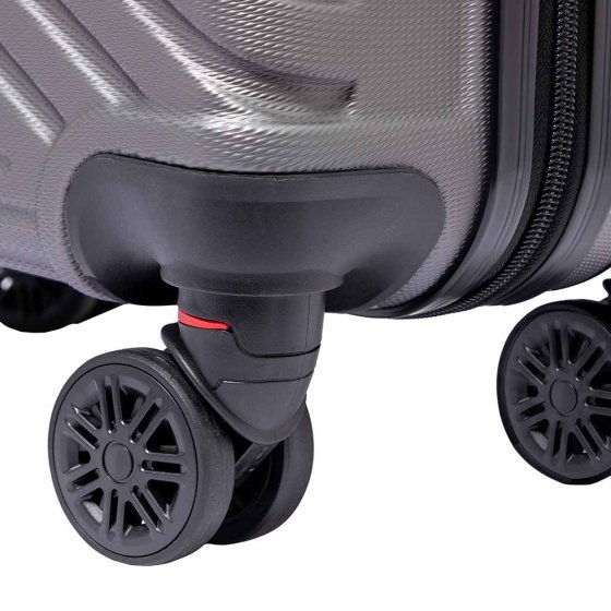 ABS Handgepäck Trolly Dunkelgrau