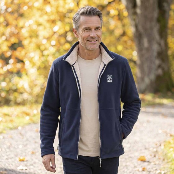 Herren Fleecejacke Reece 3XL (64/66) | Marine
