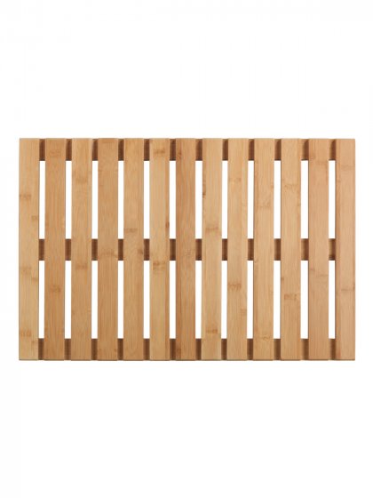 Baderost Mod. Indoor & Outdoor Bambus, 40 x 60 cm, mit rutschhemmender Unterseite
