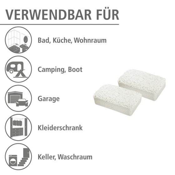 Feuchtigkeitskiller 2 x 2 kg Nachfüllpack, Raumentfeuchter