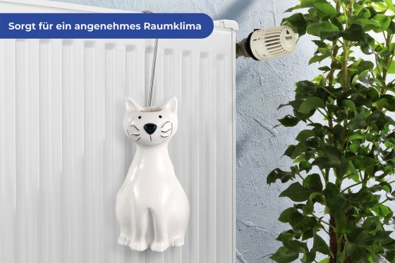 Luftbefeuchter Mod. Katze 2er Set, Füllmenge 300 ml