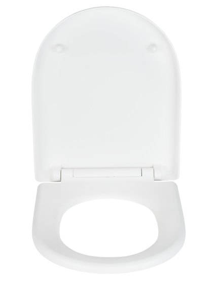 WC-Sitz Exclusive Nr. 3 Weiß Matt, aus antibakteriellem Duroplast 