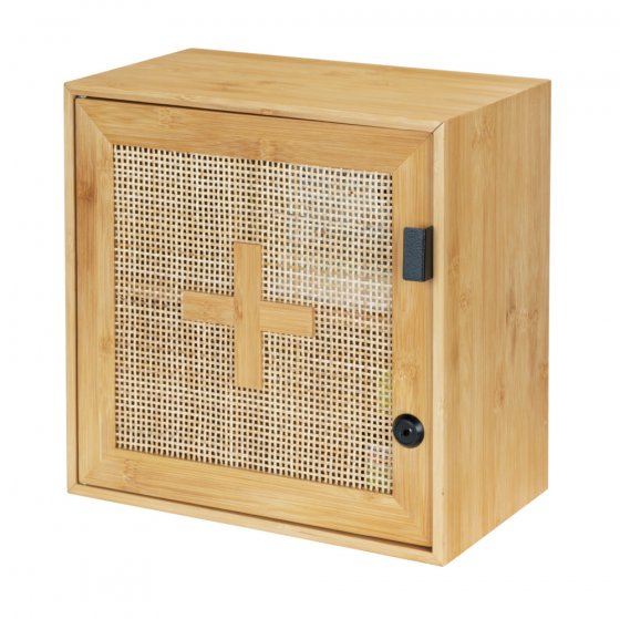 Medikamentenschrank Mod. Allegre, aus Bambus und Rattan 