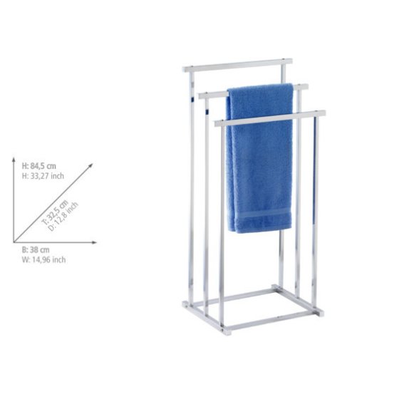 Handtuchbutler Mod. Quadro mit 3 Stangen, Kleiderbutler 