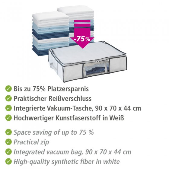 Vakuum Soft Box M, bis zu 75 % Platzersparnis