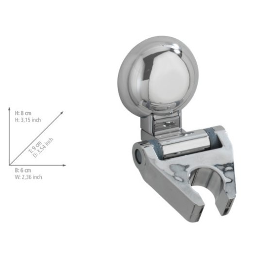Magic-Loc® Duschkopfhalter Mod. Fiorina, Ø 11 cm, Befestigen ohne bohren 