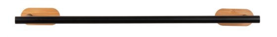 Turbo-Loc® Badetuchstange Uno Mod. Orea Bamboo, 60 cm, Befestigen ohne bohren 