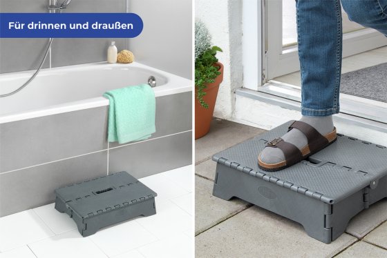 Klapp-Trittstufe Mod. Secura, klappbare Badstufe