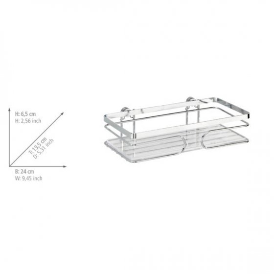 Wandablage Premium Edelstahl, rostfrei