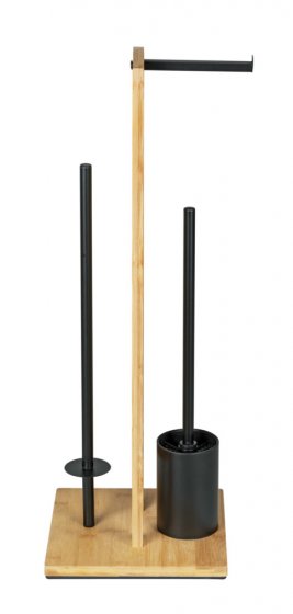 Stand WC-Garnitur Mod. Rivalta Allegre, aus Rattan und Bambus 