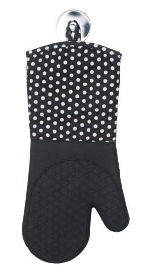 Topfhandschuhe Silikon Schwarz, 1 Paar