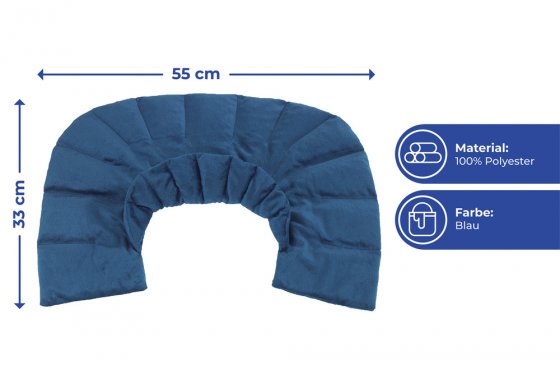 Beschwertes Schulterkissen Warm & Kalt, Nacken- & Schulterauflage mit Wärme- und Kälte-Effekt 