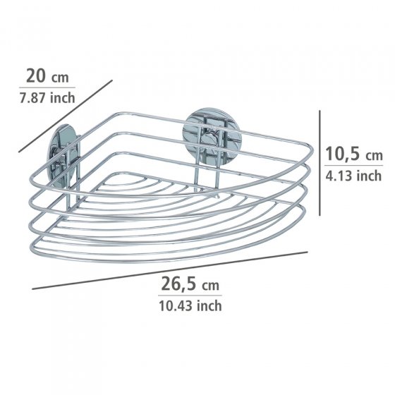 Turbo-Loc® Eckablage, Befestigen ohne bohren