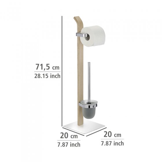 Stand WC-Garnitur Mod. Samona Nature, aus Holz