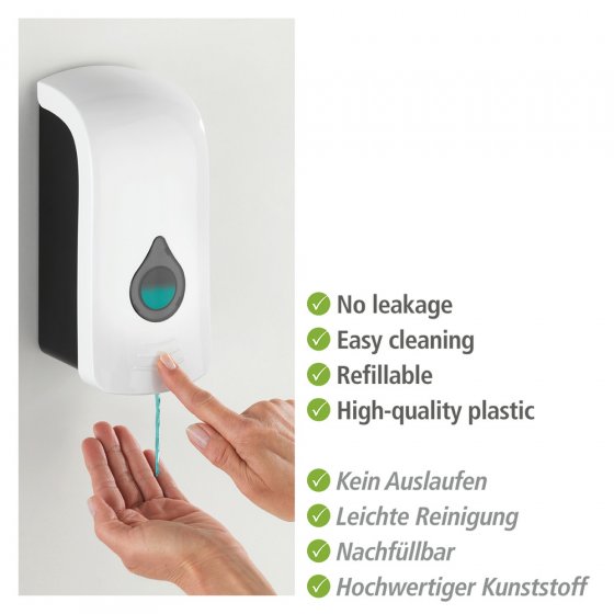 Desinfektionsmittel-Spender Mod. Ranera L Weiß, Füllmenge: 740 ml 