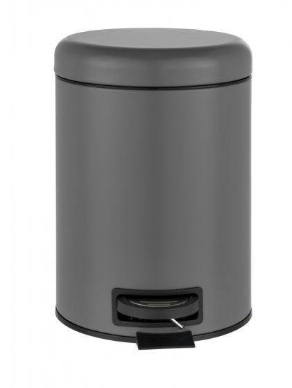 Kosmetik Treteimer Mod. Leman Grau 5L, mit herausnehmbarem Einsatz 
