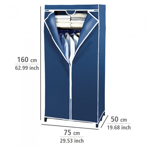 Kleiderschrank Air mit Ablage, Stoffschrank, Faltschrank