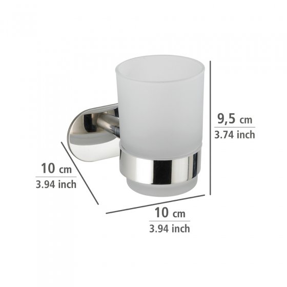 Turbo-Loc® Zahnputzbecherhalter Mod. Orea Uno Shine, Befestigen ohne bohren 