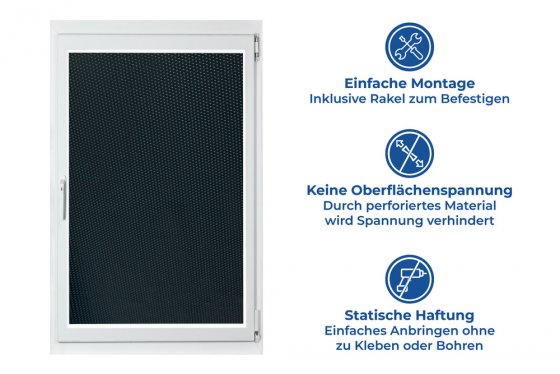 Sonnenschutzfolie perforiert, 56 x 200 cm 