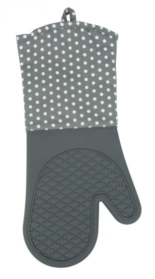 Topfhandschuhe Silikon Grau, 1 Paar
