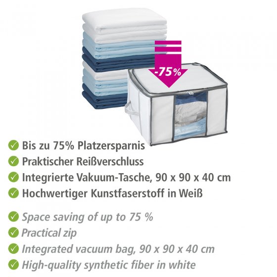 Vakuum Soft Box S, bis zu 75 % Platzersparnis