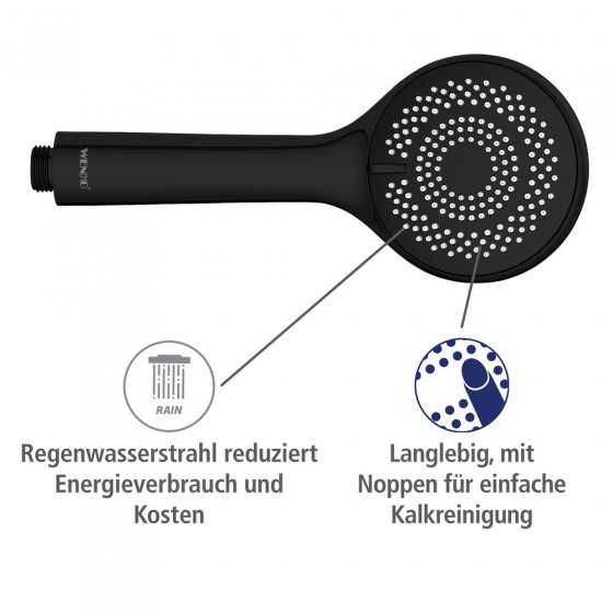 Duschkopf Watersaving Ø 96 cm 3 Funktionen, Ø 9,5 cm 