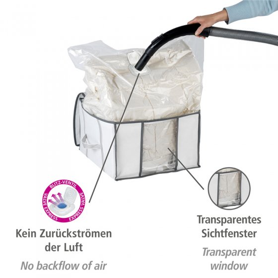 Vakuum Soft Box S, bis zu 75 % Platzersparnis 