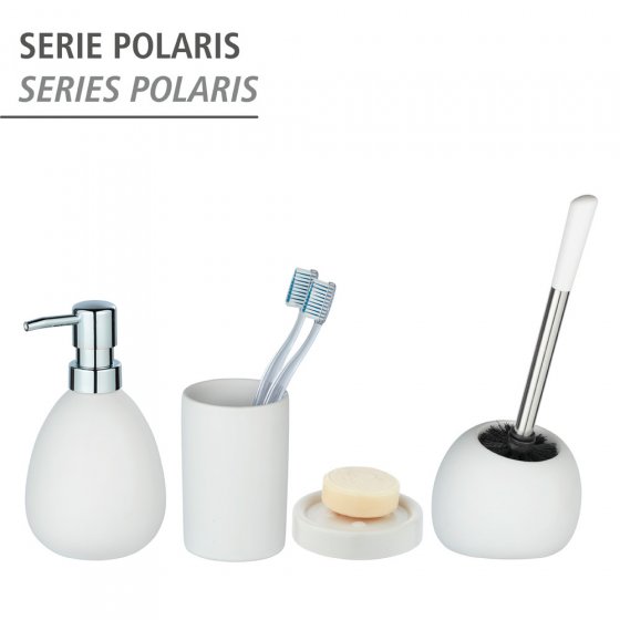 WC-Garnitur Mod. Polaris Weiß matt, aus hochwertiger Keramik
