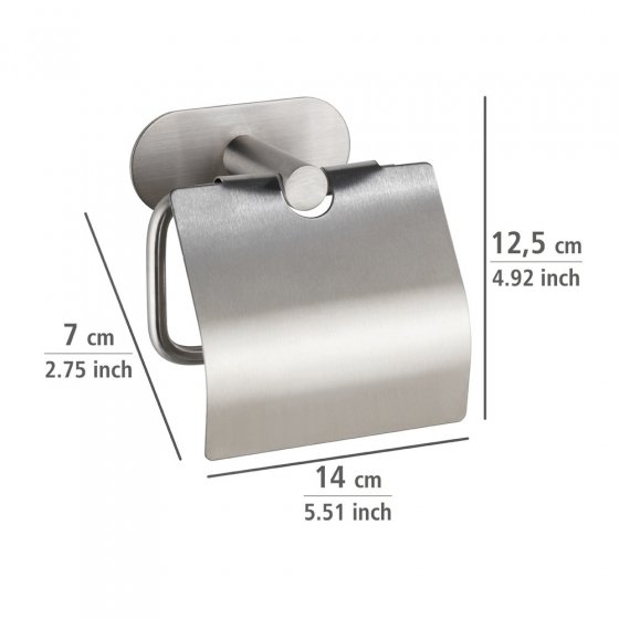 Turbo-Loc® Toilettenpapierhalter Mod. Orea Matt, mit Deckel 