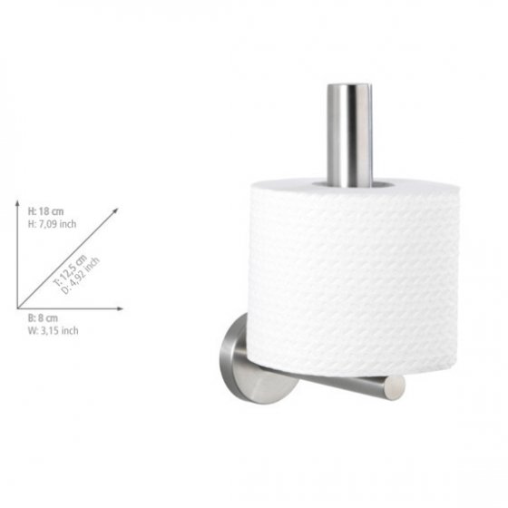 Toilettenpapier-Ersatzrollenhalter Mod. Bosio Edelstahl matt, rostfrei