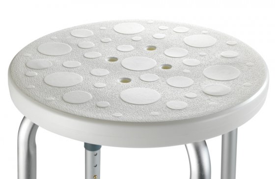 Duschhocker Mod. Secura höhenverstellbar, 120 kg Tragkraft