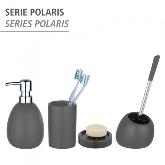 WC-Garnitur Mod. Polaris Grau matt, aus hochwertiger Keramik